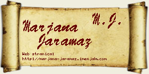 Marjana Jaramaz vizit kartica